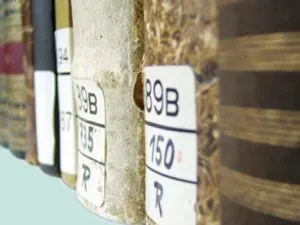 Pleuser Archiv- und Bibliotheksetiketten