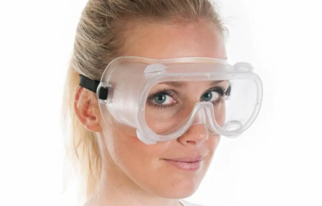 Schutzbrille belüftet aus PVC